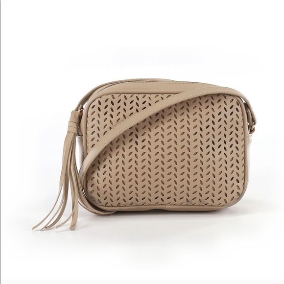 Summer & Rose Tan Crossbody Laser-cut Detailing - Picture 7 of 8